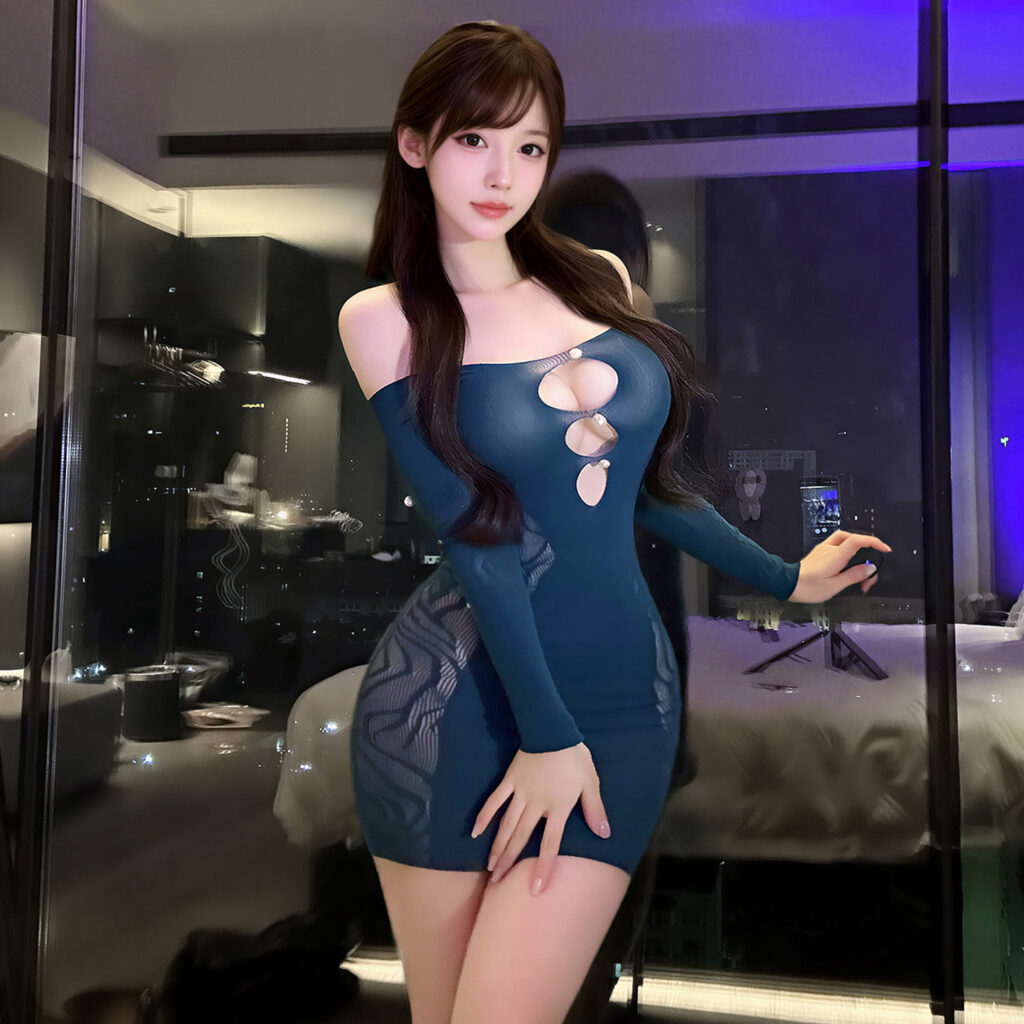 セクシー レース オフショルダー 