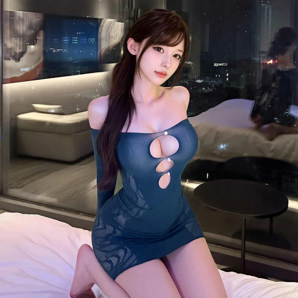 セクシー レース オフショルダー 