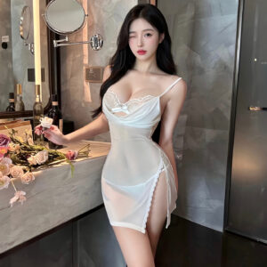 セクシーシースルーミニドレス