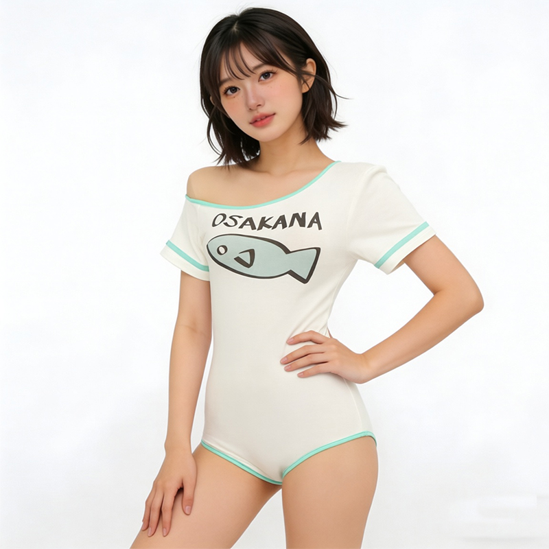 アニメ風 スクール水着