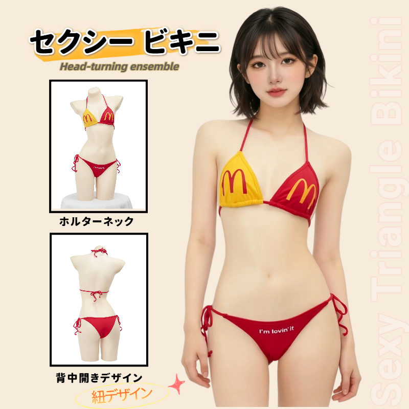 セクシー レッド ビキニ 